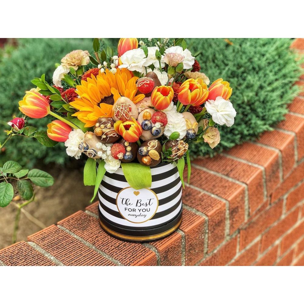 Set of 3, Round Flower/Gift Boxes with Lids | W660