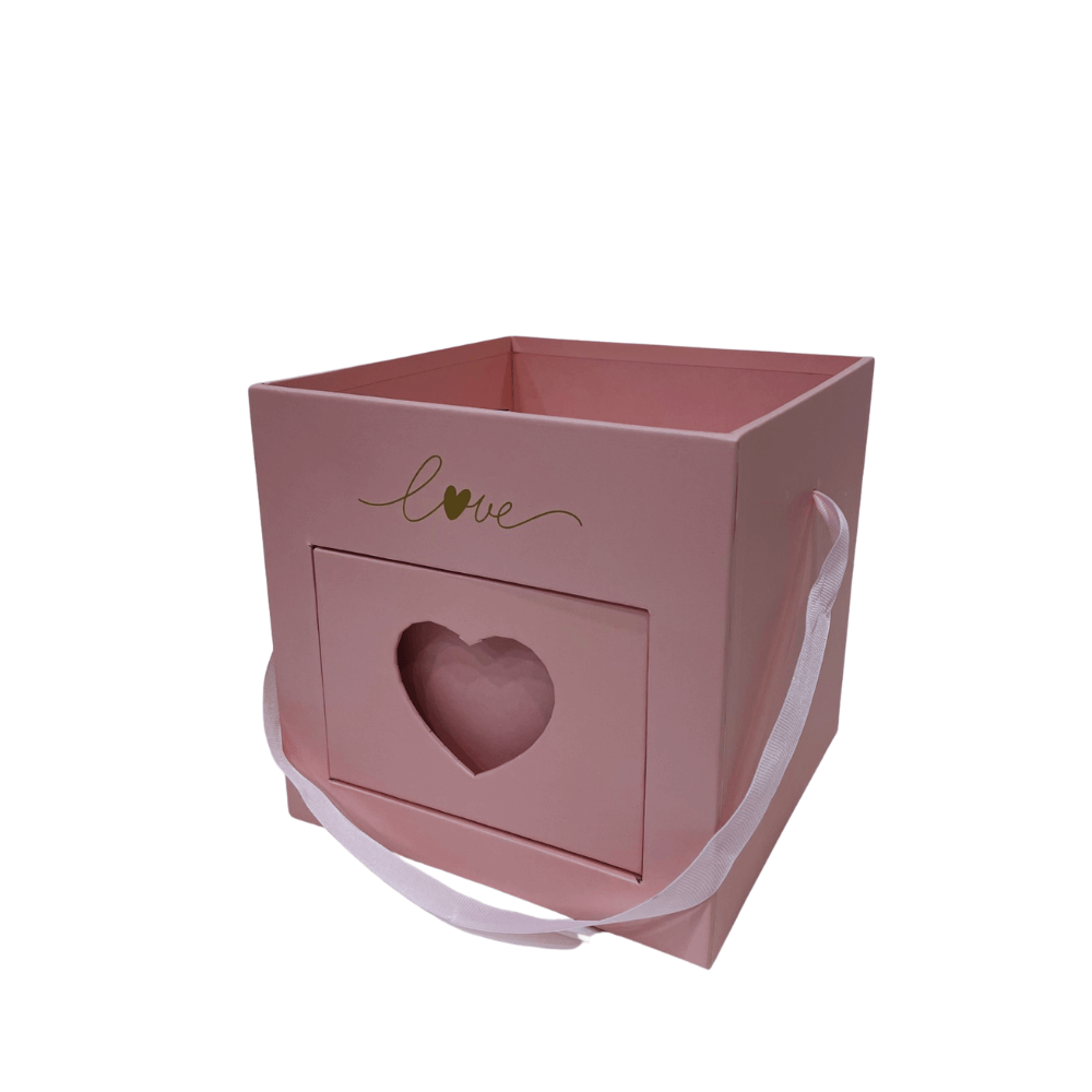 Square Box with Surprise Drawer, Various Colors W2909-2912