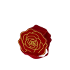 Case of 6, Rose Shaped Boxes, Various Colors W0006
