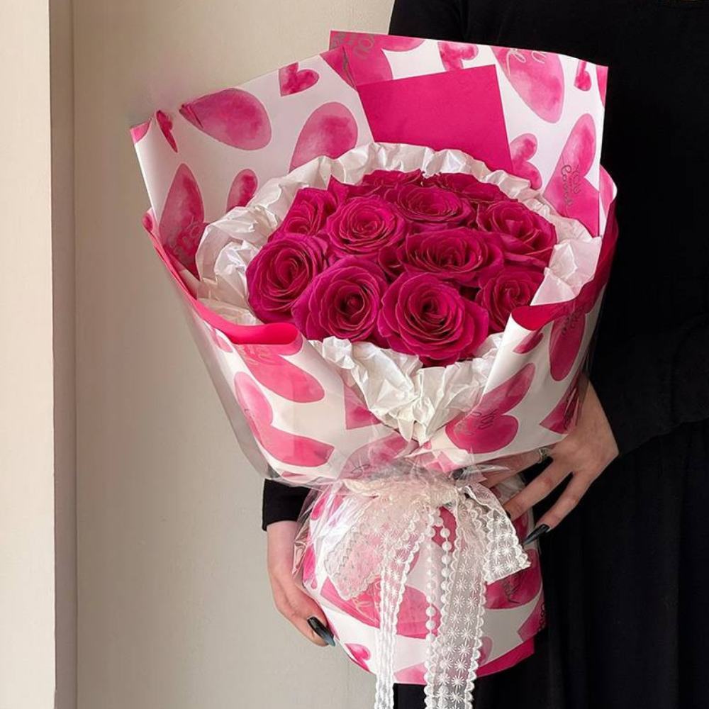 Heart Design, Non-Transparent, Waterproof, Pack of 20, Various Colors