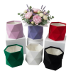 Soft Velvet Origami Style Box, Various Colors, 6.5" x 6" | W192
