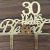 Acrylic Cake/Bouquet Topper - 30 Years Blessed