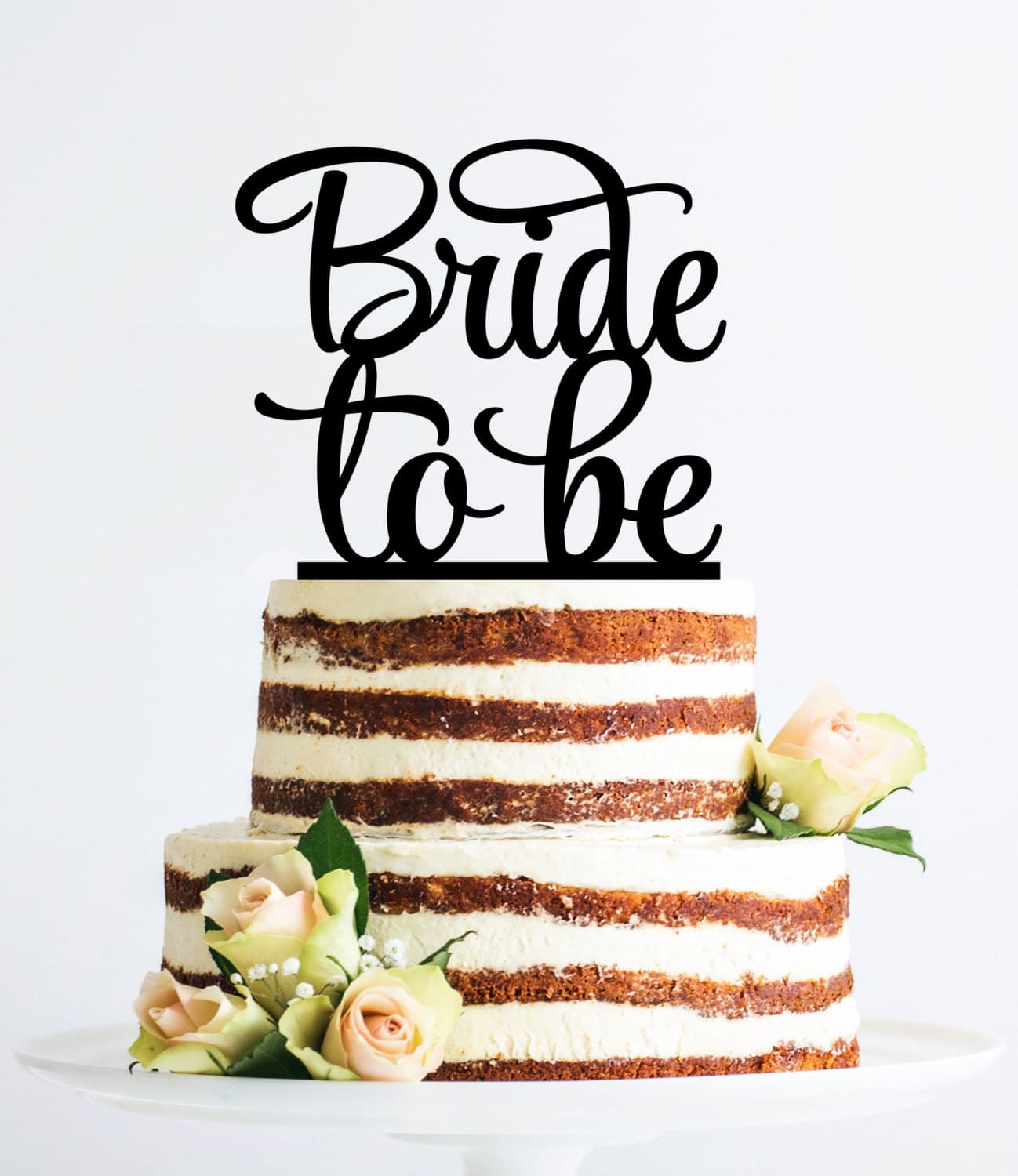 Acrylic Cake/Bouquet Topper – Bride to be – Unikpackaging