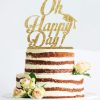 Acrylic Cake/Bouquet Topper - Oh Happy Day