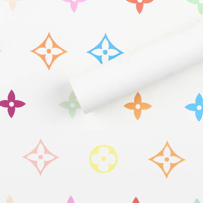 flower wrapping paper lv
