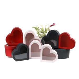 UNIKPACKAGING Premium Quality Heart Shaped Flower Box, Gift Boxes for  Luxury Flower and Gift Arrangements, with Lids, Size 9x8x6.5, for Luxury  Style