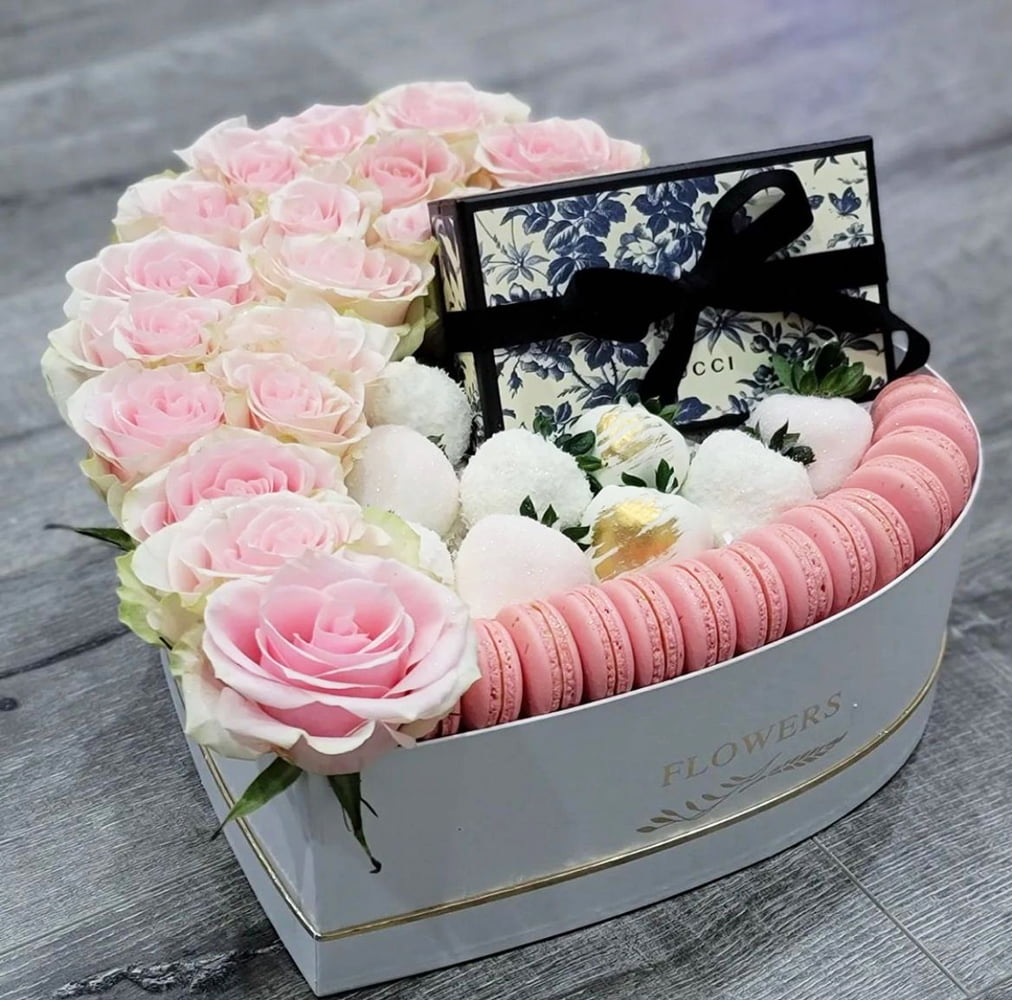 Set of 3, Heart Shaped Flower/Gift Boxes with Plastic Liner | W964