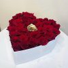 Set of 3, Heart Shaped Flower/Gift Boxes with Plastic Liner | W964