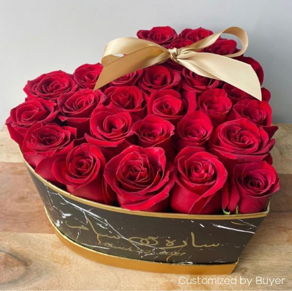 Premium Quality Flower/gift Heart Shaped Box, 2 Tier Box, for
