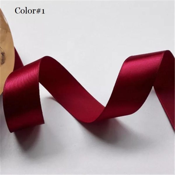 2.5 inch single face satin ribbon 63mm x 100yards bulk satin ribbon  wholesale - RibbonBuy