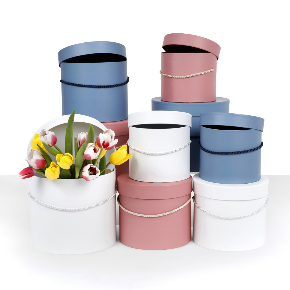 round-flower-box-heart-white-navy-blue-pink-dusty-rose-upscale-party-favor-red-fancy-gift-boxes-birthday-modern-design-flowers-florist-supplies-roses-bouquet-wrap-for-arrangements-W939