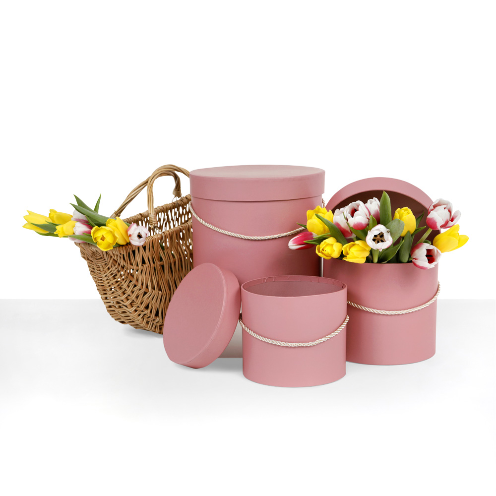 round-flower-box-heart-white-navy-blue-pink-dusty-rose-upscale-party-favor-red-fancy-gift-boxes-birthday-modern-design-flowers-florist-supplies-roses-bouquet-wrap-for-arrangements-W9395