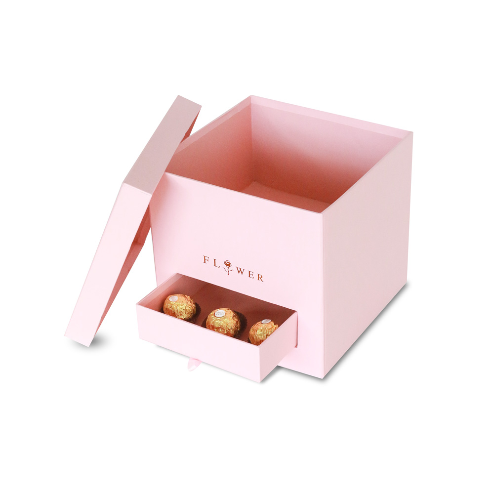 Square Surprise Flower/Gift Box , 8"x 8"x 7.5", Various Colors