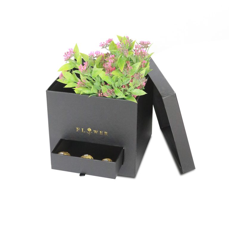 Square Surprise Flower/Gift Box , 8″x 8″x 7.5″, Various Colors
