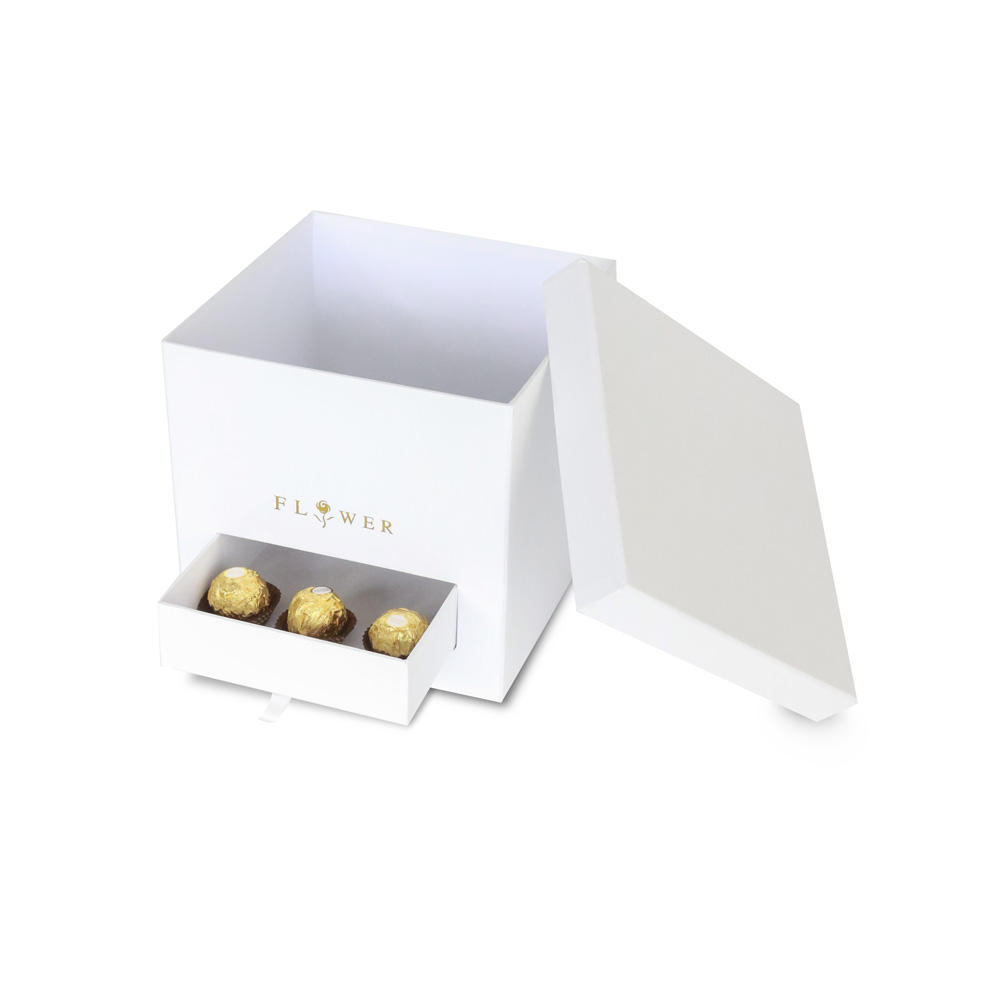 Square Surprise Flower/Gift Box , 8"x 8"x 7.5", Various Colors