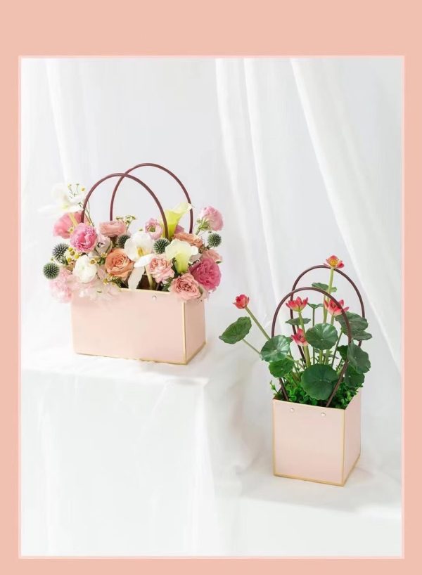 Set of 3, Waterproof Flower Gift Bags, Various Colors