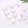 3-D Stick-On Butterflies, Pack of 12, Silver/Rose Gold/Gold