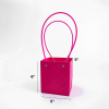 HB-LGYWMKD-P7-Z021-fucsia-quilted-waterproof-flower-gift-bag-with-handles-for-flowers-flora-and-supplies-6x5x5-inch