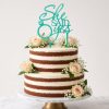 She Said Yes Acrylic Cake Topper
