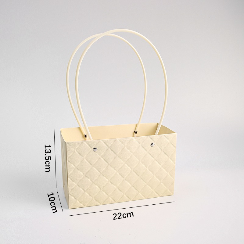 LGYWMKD-C243-Beige Pack of 10, Quilted Waterproof Bags, Various colors