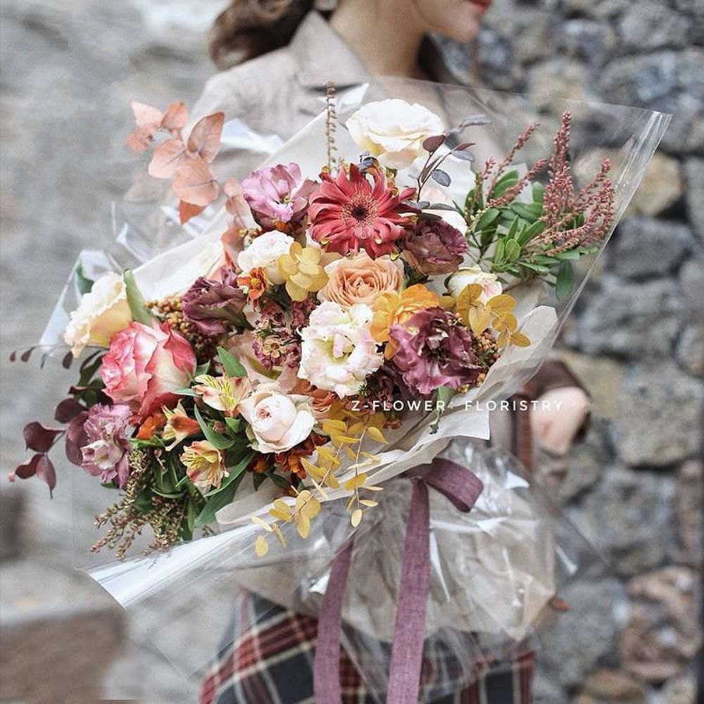 OPP-transparent-transparent-waterproof-floral-wrapping-paper-korean-luxury-gift-packaging-floristic-flower-brown-buff-craft-florales-cajas-boxes-florist-supplies-unique-designer-clear