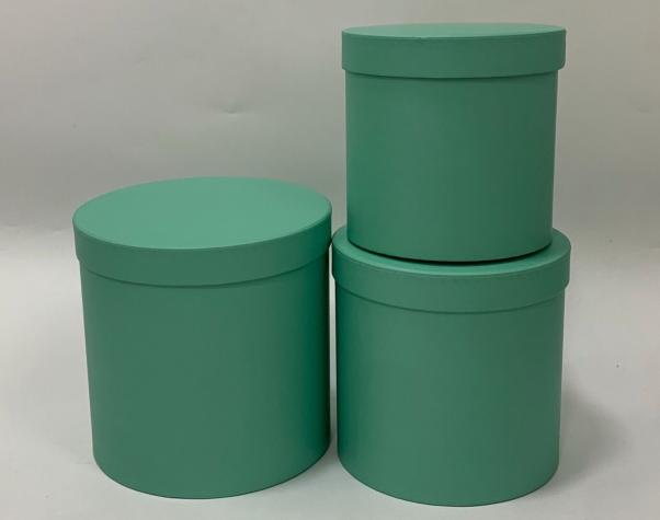 Premium Quality Cylinder Flower/Gift Boxes, Set of 3 pcs, W262