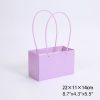 Waterproof Colorful Gift/Flower Bags with Handles, Various Colors