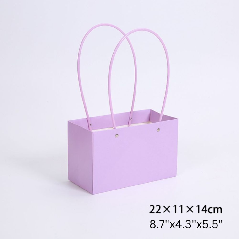 Waterproof Colorful Gift/Flower Bags with Handles, Various Colors