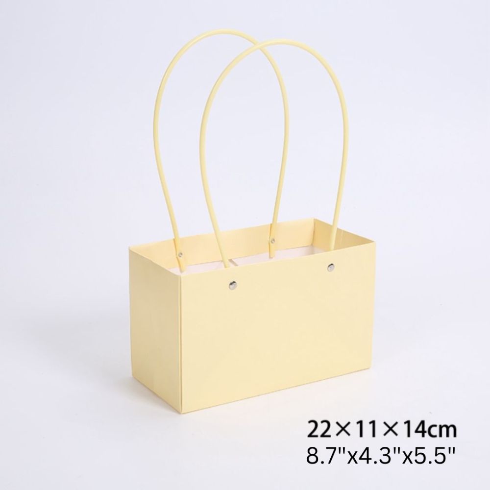 Waterproof Colorful Gift/Flower Bags with Handles, Various Colors
