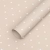 XXY011-155-or-flowers-flower-wrap-wrapping-koren-white-small-polka-dots-black-pink-paper-waterproof-florales-plastic-celophane-newspaper-print-textured Mini Polka Dot Design Wrapping Paper, Waterproof 23"x23", Pack of 20 sheets, Various Colors