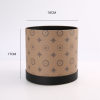 cajas-cajitas-florales-boxes-gift-for-flowers-fancy-luxury-roses-cylinder-hat-round-supplies-florist-floral-foam-flowers-brown-fashion-trends-floristeria Stylish Design, Cylinder Flower Box, 7"x6.7"
