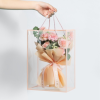 clear-bag-gift-beautiful-upscale-packaging-handmade-for flowers-carrier-korean-style-wrap-transparent-pink Pack of 5, Transparent Gift Bags