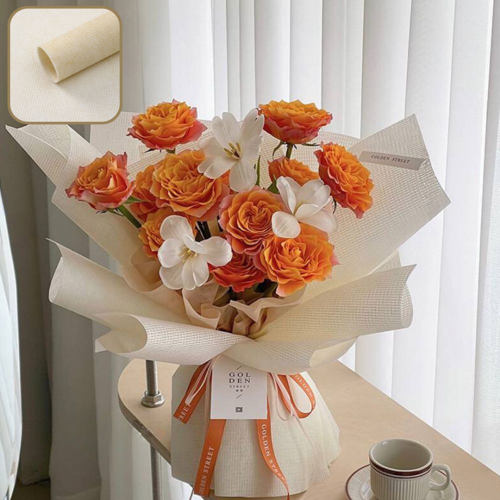 cream-color-floral-mesh-wrapping-paper-korean-luxury-gift-packaging-floristic-flower-white-craft-florales-cajas-boxes-florist-supplies-unique-designer-waterproof-fabric