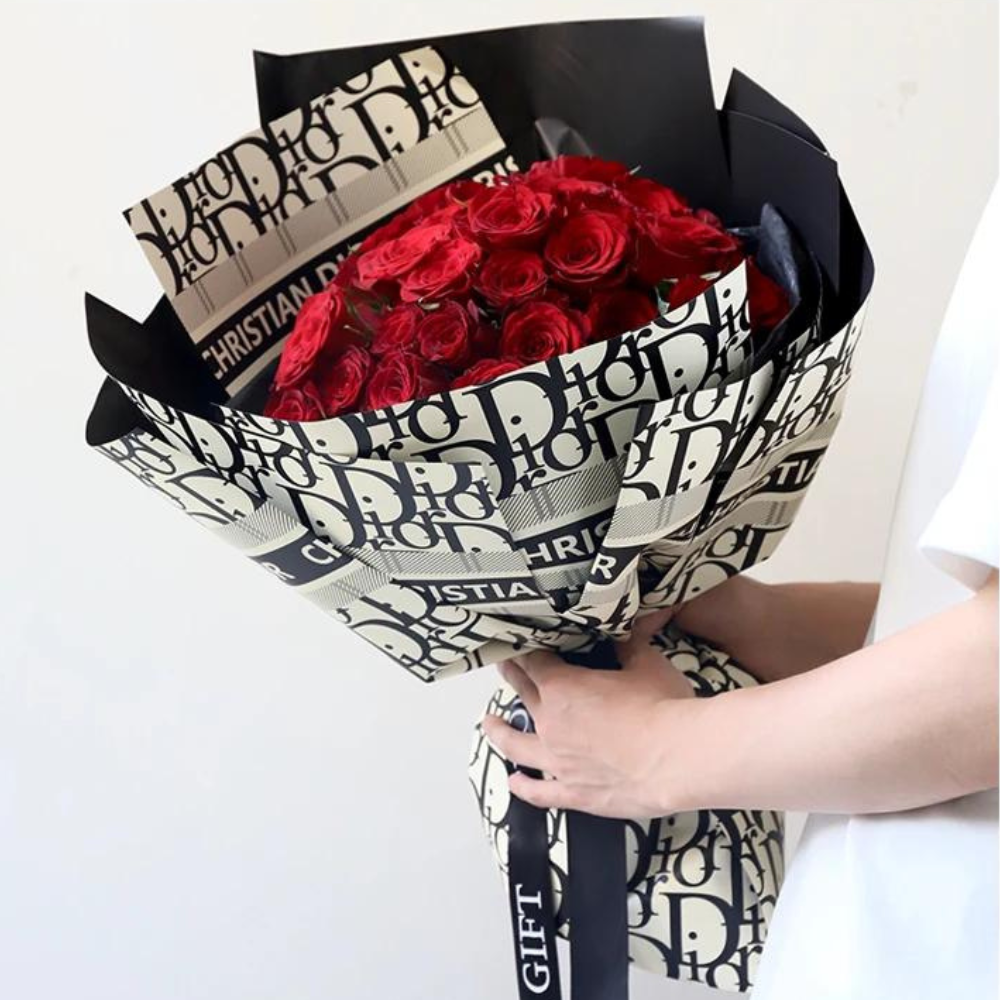 Fashion Inspired Flower Wrap, Waterproof, Pack of 20, Various Colors