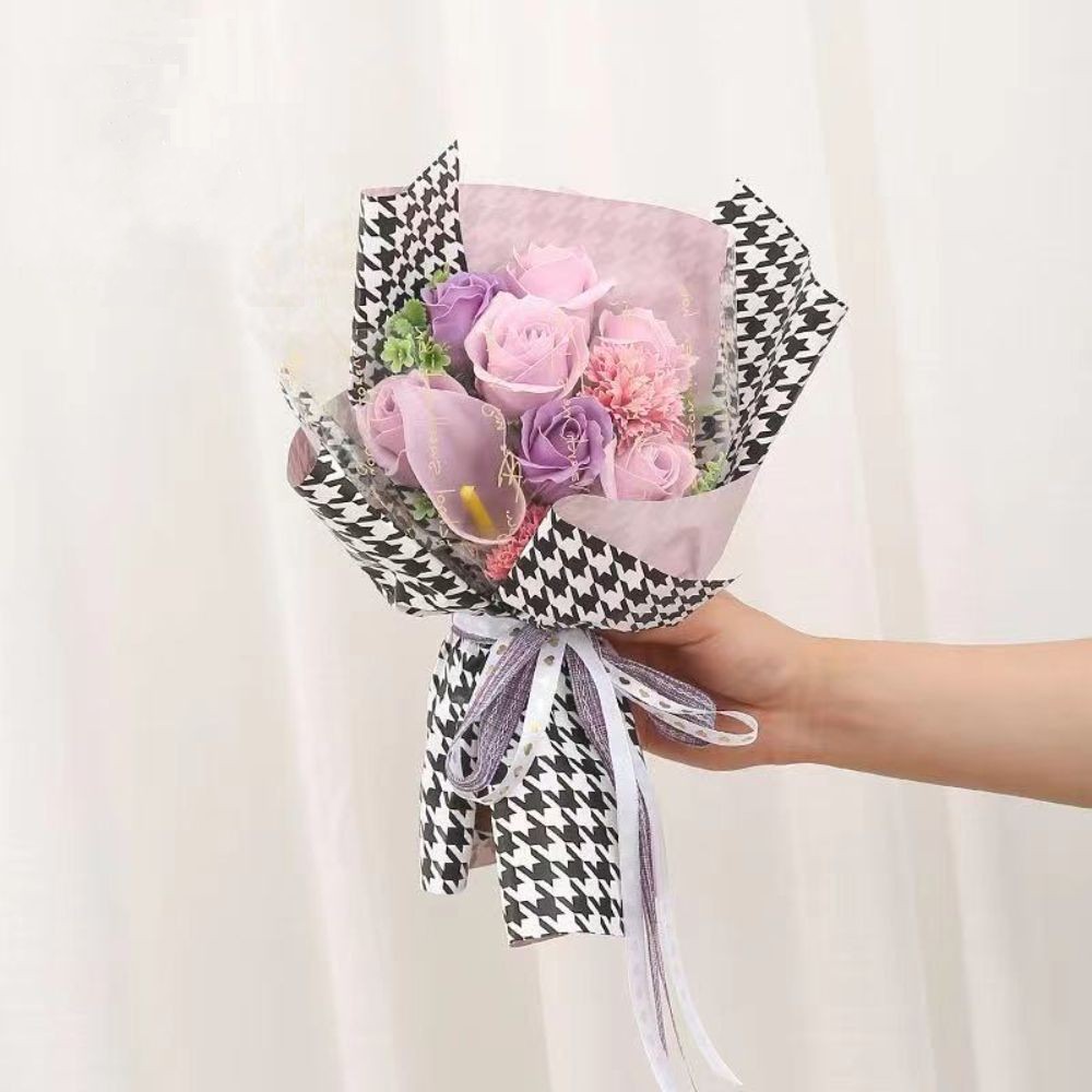 Flower Wrapping Paper Color, Waterproof, 23″x 23″, 20 sheets per pack