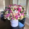-flower-velvet-hat-box-white-pink-valentines-gift-square-cylinder-flowers-florist-supplies-floral-bouquet-wrap-paper-packaging-for-arrangement-party-favor-boxes-w5638-3 Set of 3, LARGE Round Boxes for Luxury Flower/Gift Arrangements, Various Colors - W563