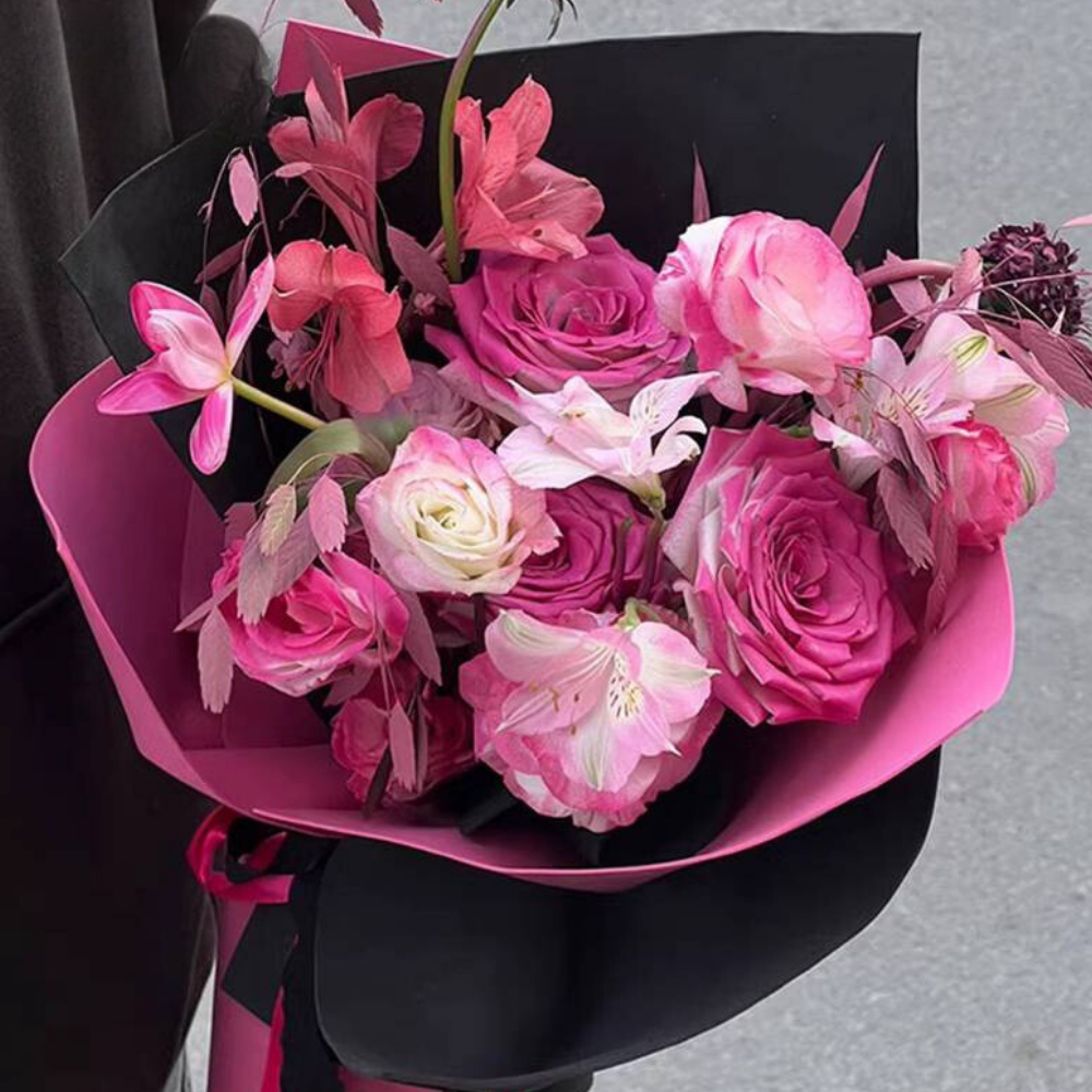 foamiran-eva-foam-wrapping-flower-making-paper-thick-p-pmm-234-beige-arrangement-pink-hot-fuchsia-bouquet