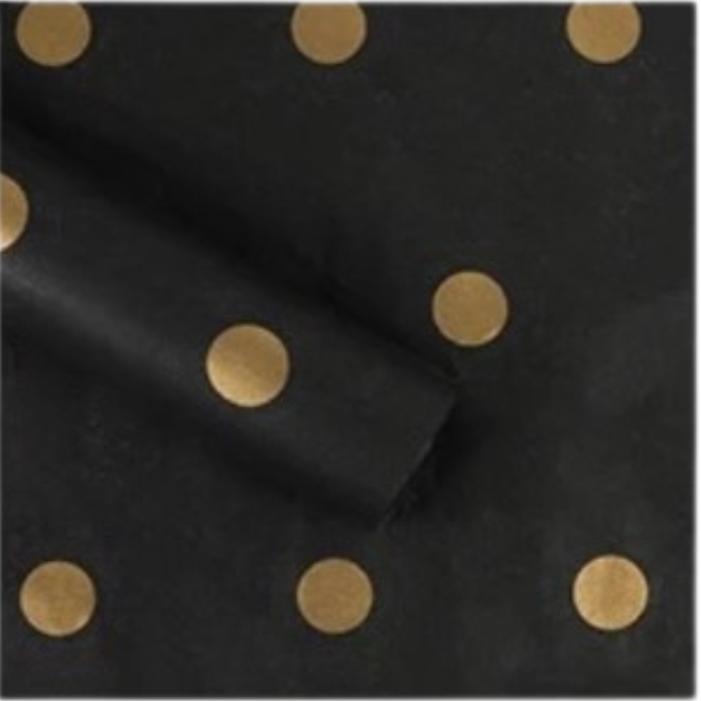 gold-black-dots-tissue
