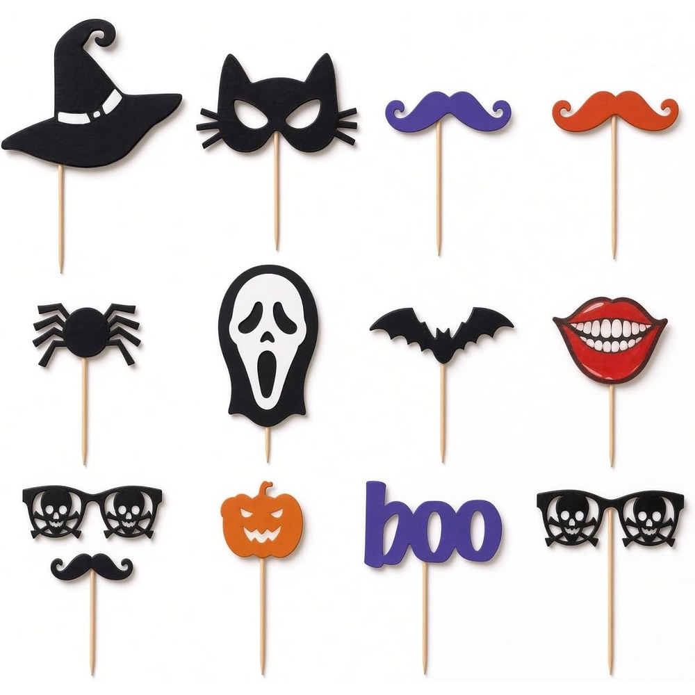 Halloween photo booth props assortment detail 7