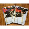 Halloween photo booth props masks on sticks detail 2