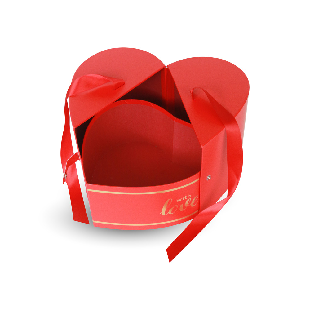 Heart Shape Flower/Gift Surprise Box, Various Colors W727 Unikpackaging