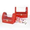 heart-shaped-flower-velvet-hat-box-white-pink-valentines-gift-square-cylinder-flowers-florist-supplies-floral-bouquet-wrap-paper-packaging-for-arrangement-party-favor-boxes-w3268 Set of 2, Clutch Shape Flower/Gift Boxes, White | W326