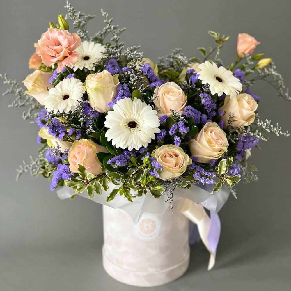 Set of 3, LARGE Size Velvet Round Flower/Gift Box Set with Lids, Various Colors | W565