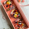 “MOM” Box, Clear Top, Plastic Liner, Ribbon, Various Colors, W230