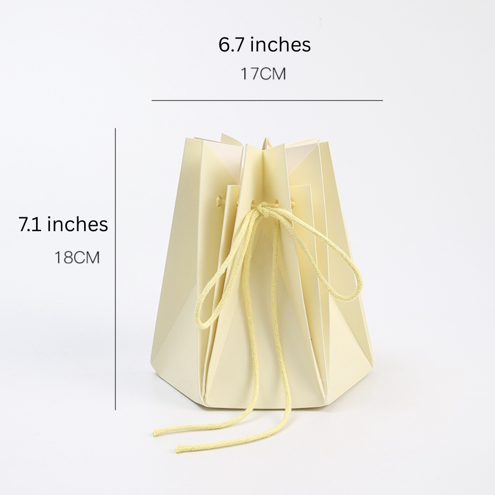 Pack of 2, Waterproof Paper Vase - Aqua Box, Improved Easy Assembly