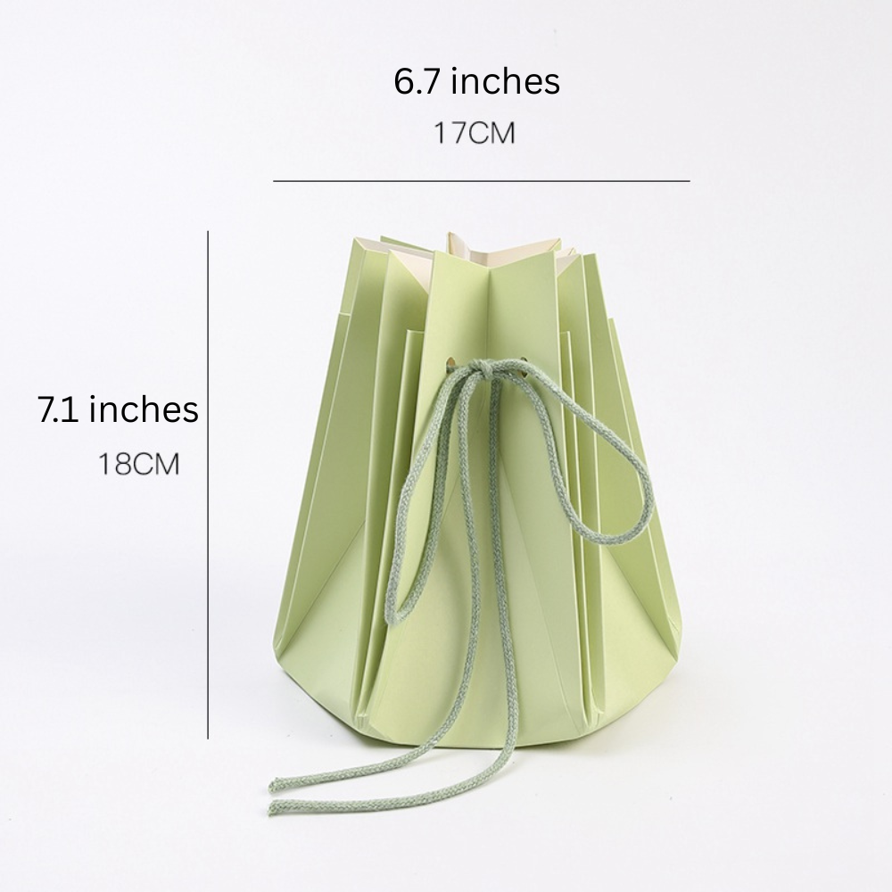 Pack of 2, Waterproof Paper Vase - Aqua Box, Improved Easy Assembly
