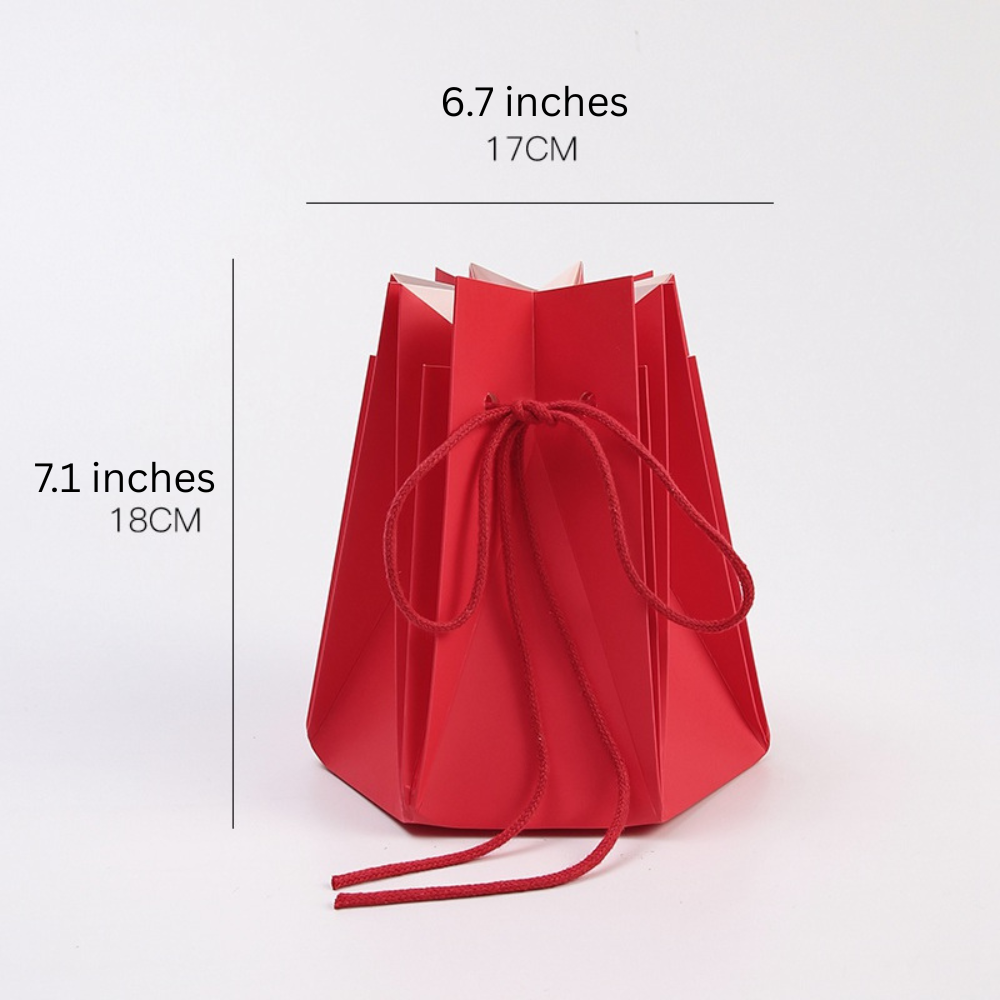 Pack of 2, Waterproof Paper Vase - Aqua Box, Improved Easy Assembly