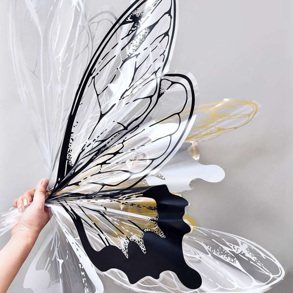 Butterfly Wings, 20 Upper and 20 Lower Wings Pack, Waterproof
