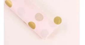 Pink/Gold Dots