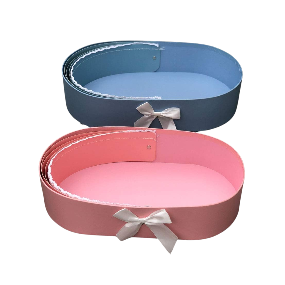 Baby Cradle Box for Flower/Gift Arrangements, Various Colors | W929